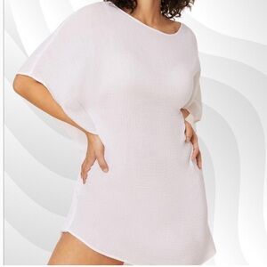 Andie Swim The Magdalena Kaftan White S/M
